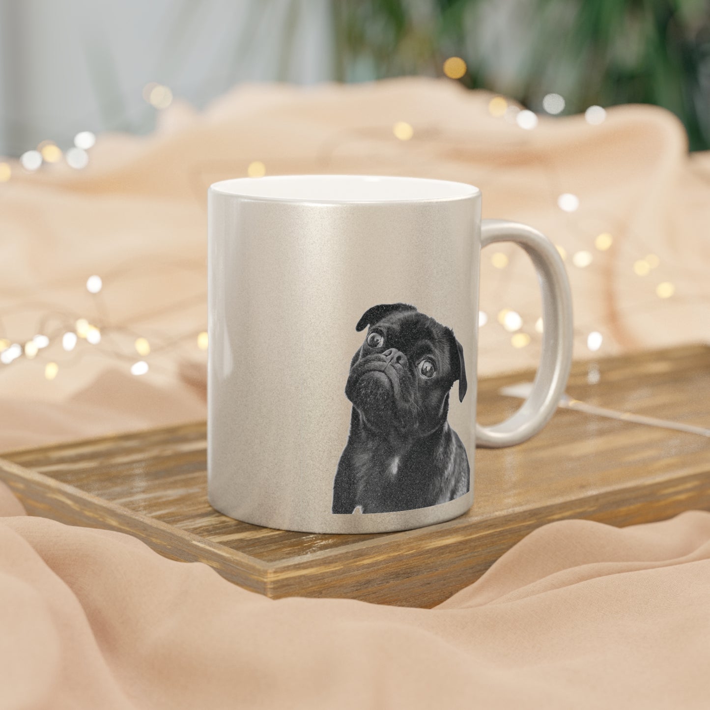 Metallic Mug (Silver\Gold) French Bulldog