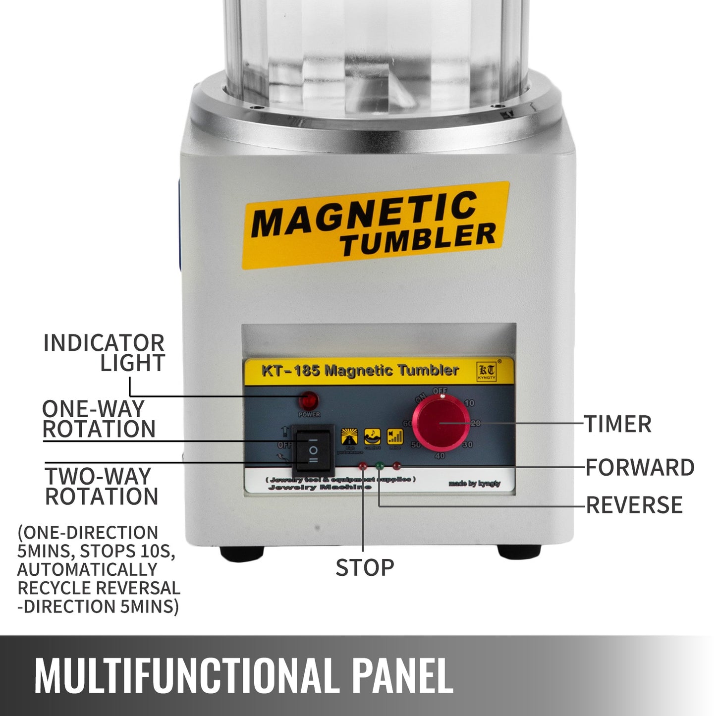 Magnetic Tumbler for Jewelry Polishing