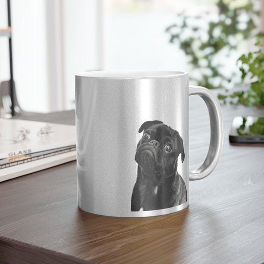 Metallic Mug (Silver\Gold) French Bulldog