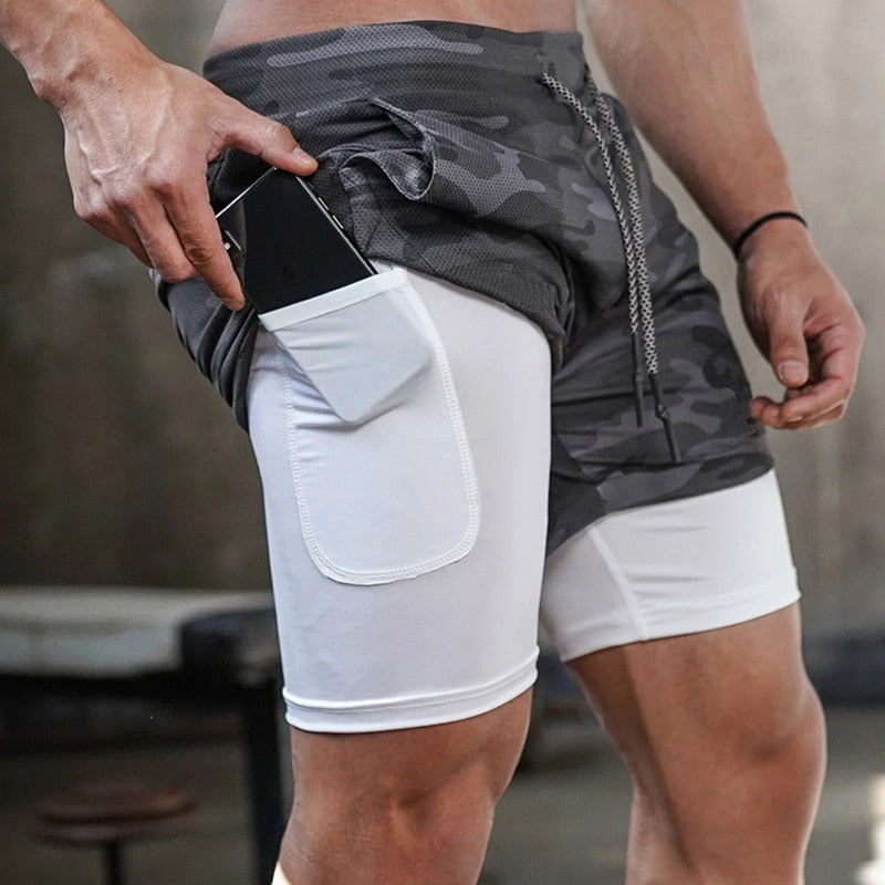 Mens Running Shorts With Phone Pocket