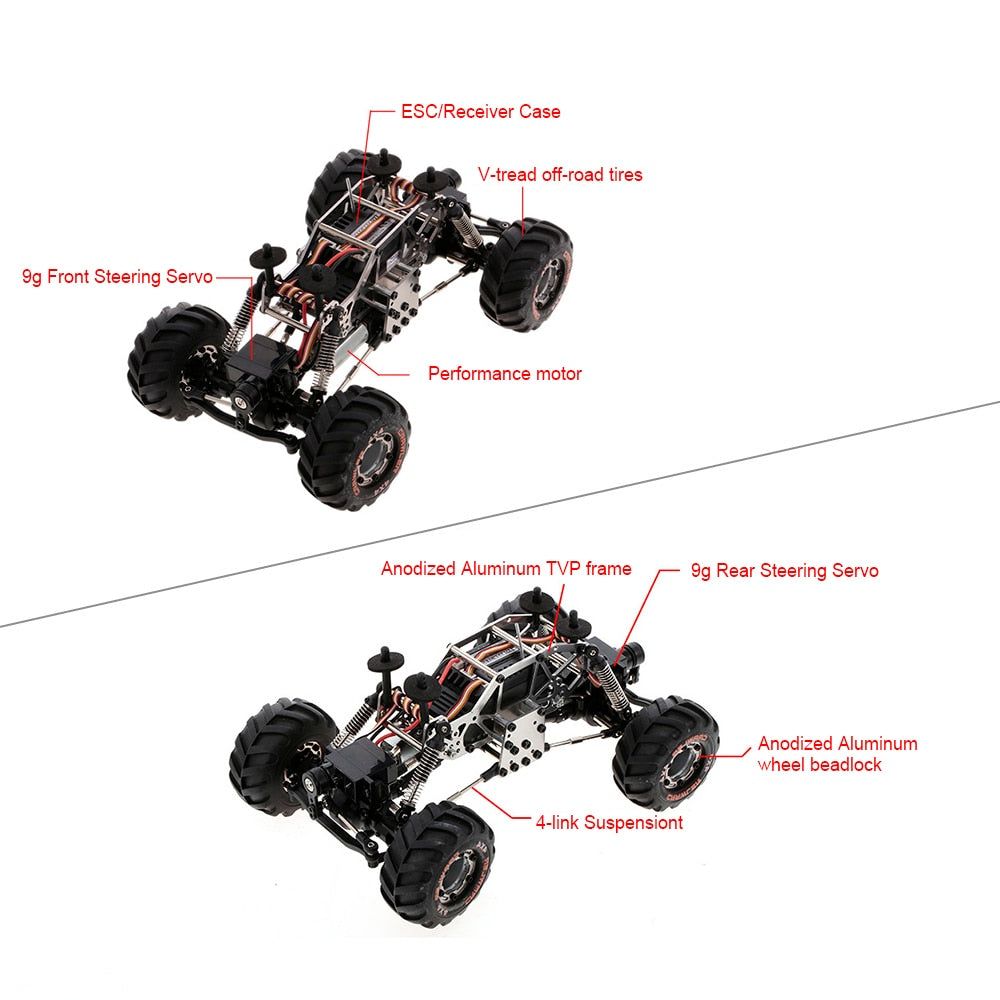 Mini 4WD RC Truck Devastator Rock Crawler