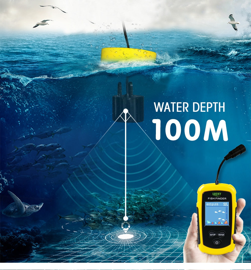 Portable100M Sonar Fish Finder