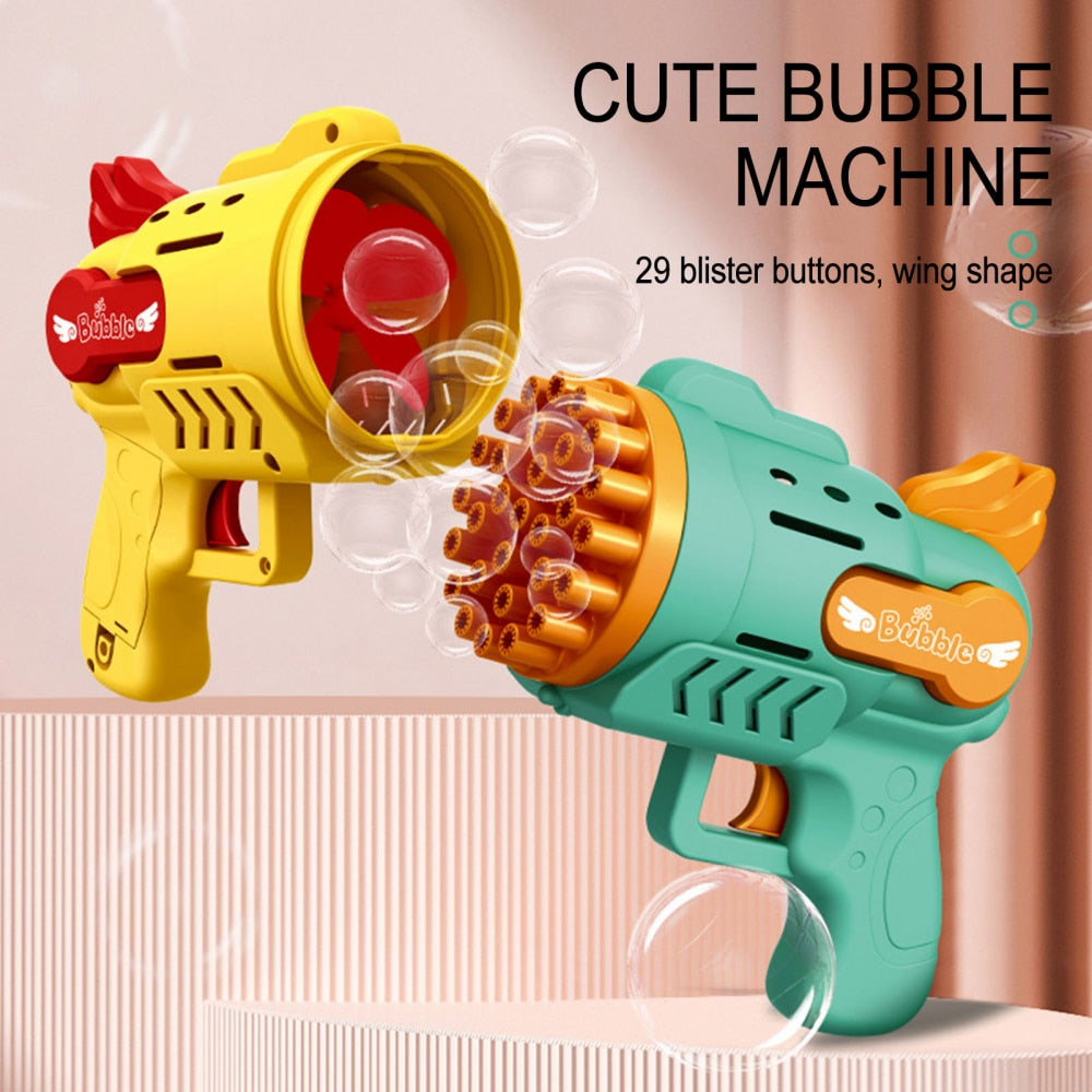 Kids Rocket Bubble Gun Blower