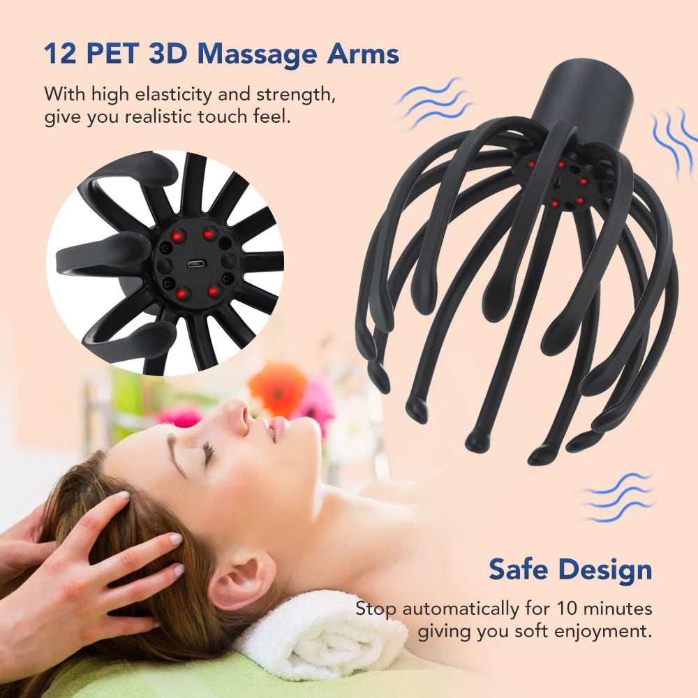Electric Hair Stimulation Massager